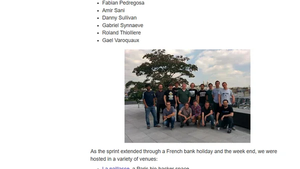 Scikit-learn 2014 sprint: a report