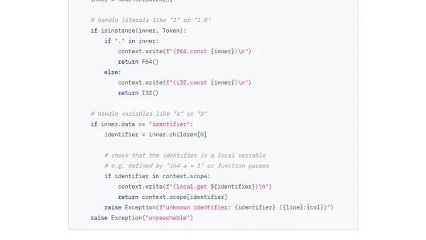 A Custom WebAssembly Compiler