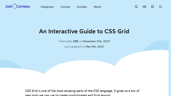 An Interactive Guide to CSS Grid
