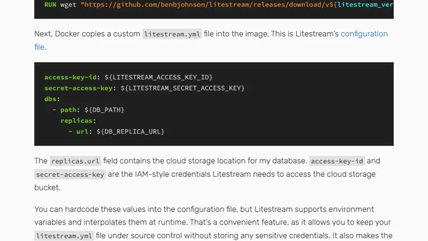 How Litestream Eliminated My Database Server for $0.03/month