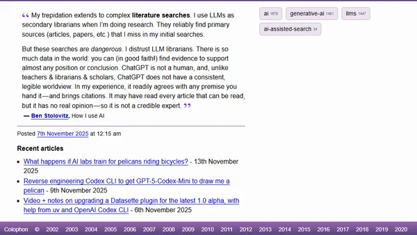 Quoting Ben Stolovitz