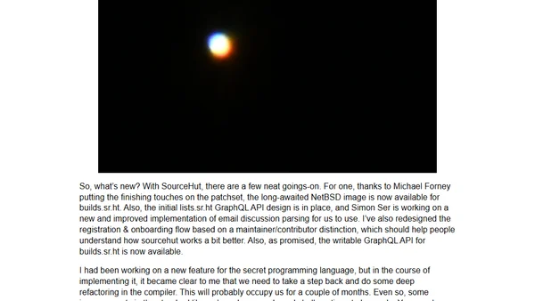 Status update, June 2021