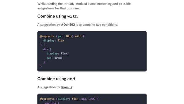 How to detect browser support for Flexbox Gap