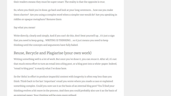Ten Tips on Becoming a Better Writer