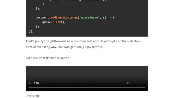 Event Queues and Buffering Functions with JavaScript
