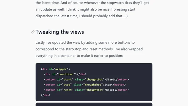 Building a Countdown Timer with Socket.io pt. 3