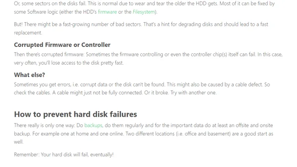 How to restore a hard disk when it's not completely broken