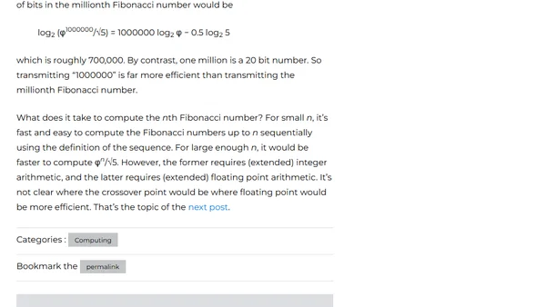 Fibonacci numbers and time-space tradeoffs