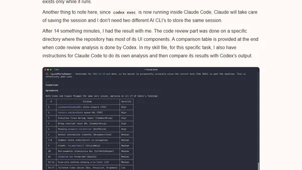 Running headless Codex CLI inside Claude Code