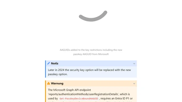 Passkey Public Preview for Entra ID