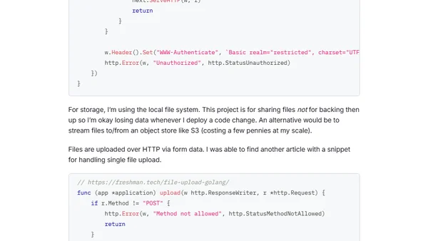 A Personal File Share CLI