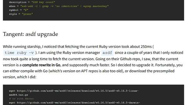 Migrating Off Oh-My-Zsh and other recent Yak Shavings
