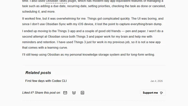 Obsidian as a task manager doesn't work for me