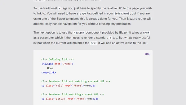 Blazor Bites - Routing