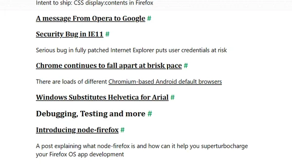 Browsers and Bugs 05/2015