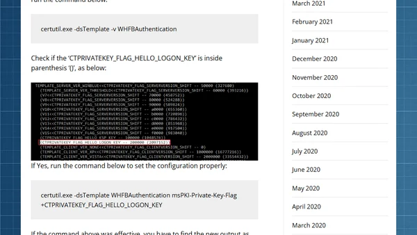 WHfB: Fixing Windows Hello for Business error ‘LogoncertTemplateReady: NO (StateNoTemplate)’