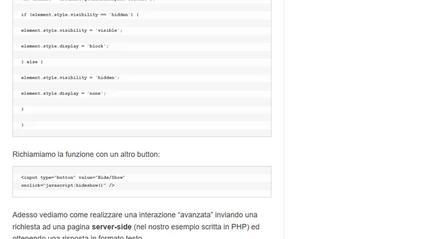 Come creare applicazioni interattive con Ajax