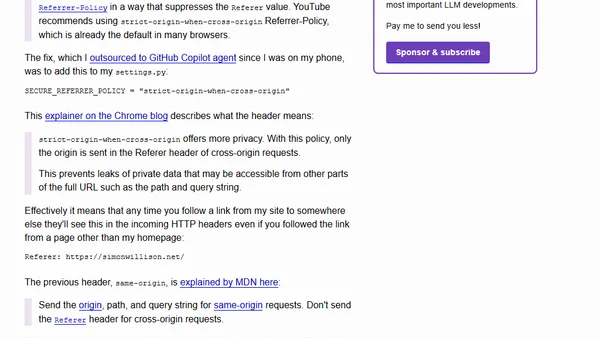 YouTube embeds fail with a 153 error