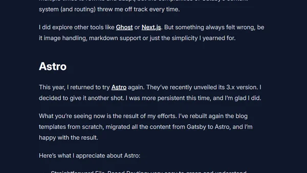 This blog is moving to Astro!