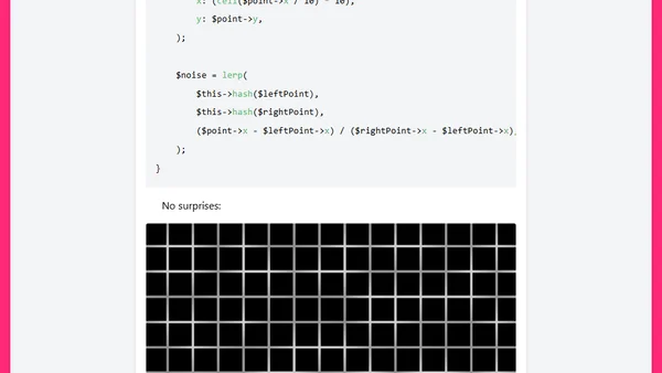 Building a procedurally generated game with PHP