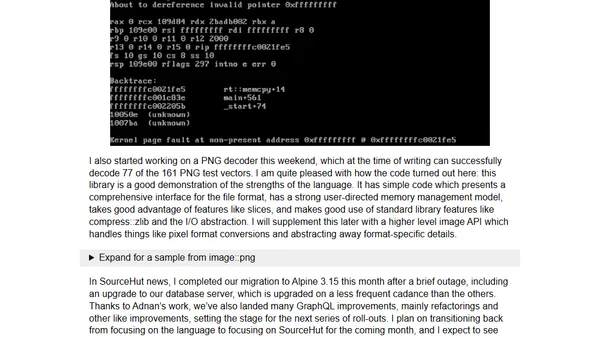 Status update, March 2022