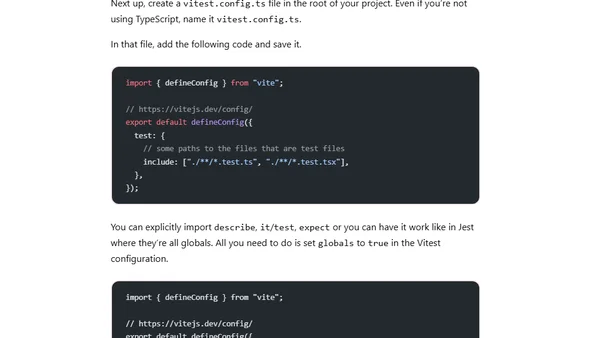 Migrating from Jest to Vitest for your React Application