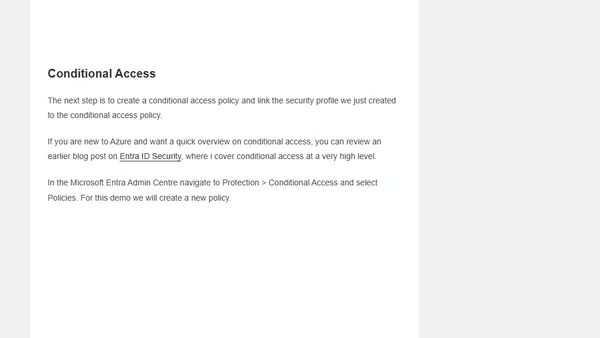 Quick Look at Entra ID Global Secure Access – Internet Access