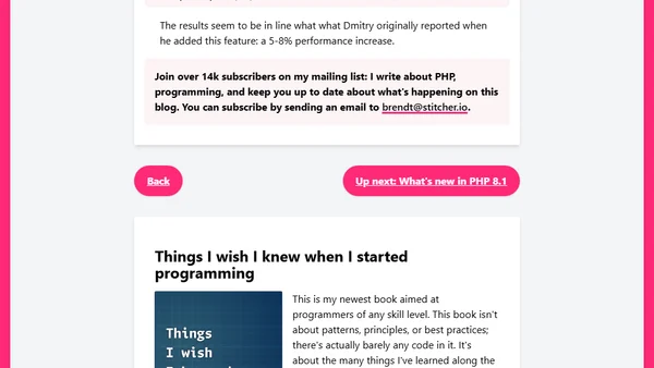 PHP 8.1: real-life performance benchmarks