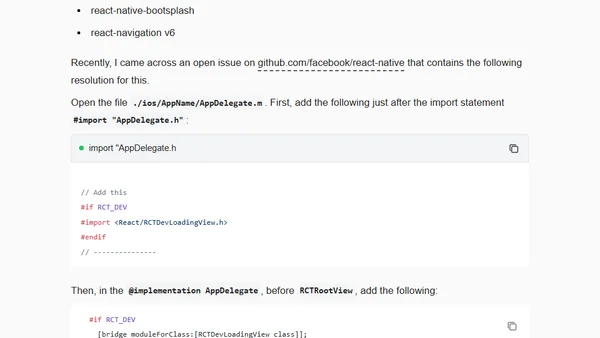 How to solve RCTBridge required dispatch_sync to load warning on iOS for React Native