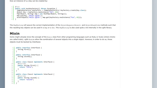 cglib: The missing manual