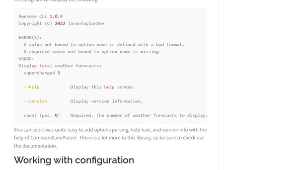 Developing Console Apps with .NET