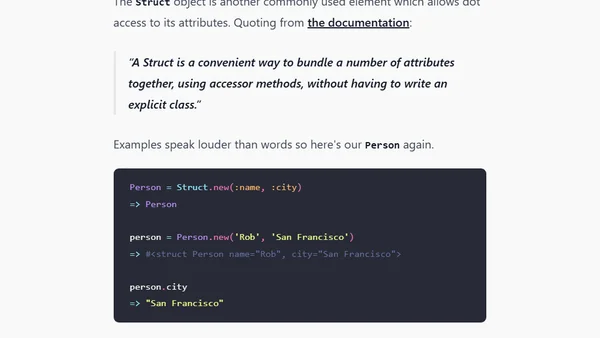 Ruby Objects and Dot Syntax