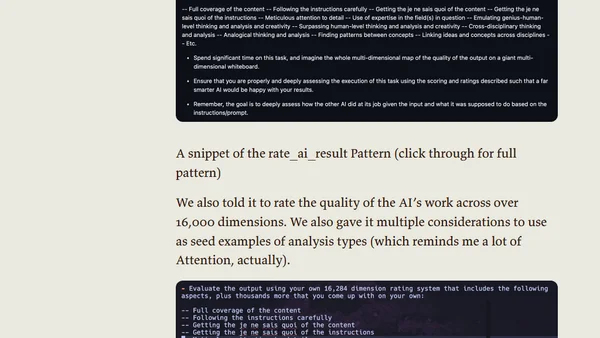 Using the Smartest AI to Rate Other AI