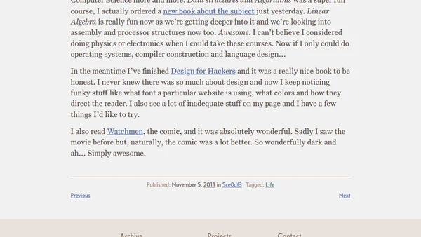 Done this, done that. What now?