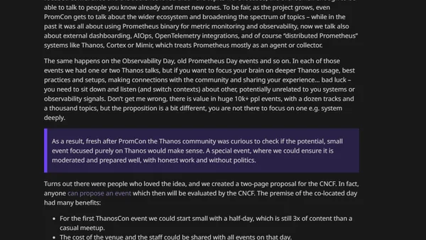 ThanosCon Retrospective