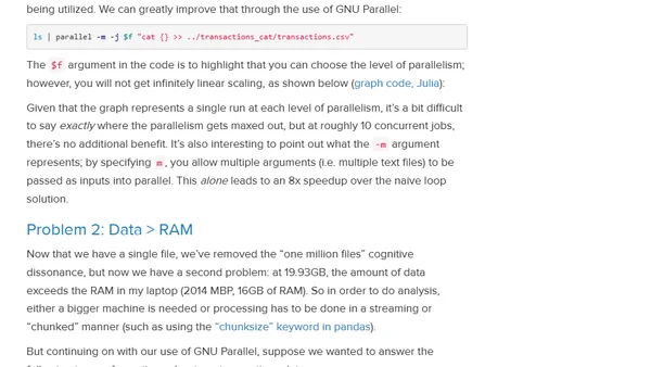 A Million Text Files And A Single Laptop