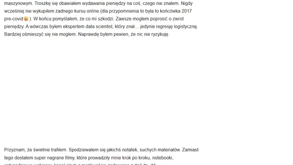 Od analityka danych do data scientist (moja historia)!