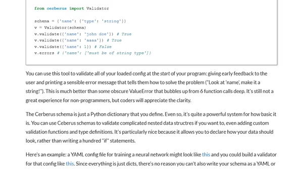 Keeping your config files valid with Python