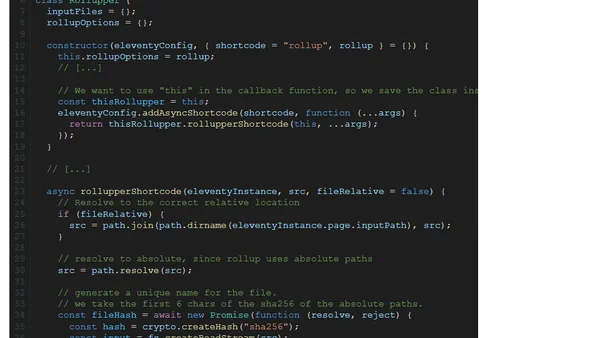 11ty and Rollup - a take on current build pipelines