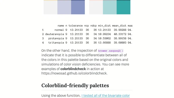How to choose a bivariate color palette?