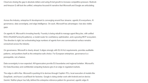 Microsoft’s AI Strategy at a Crossroads: Platform, Governance, and the Agent War