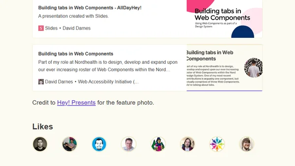 Lightning talk at All Day Hey!