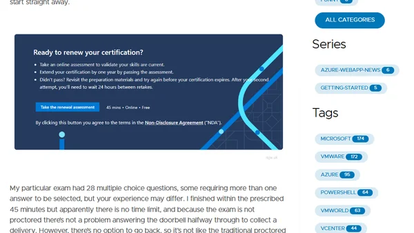 Microsoft Certification Renewal