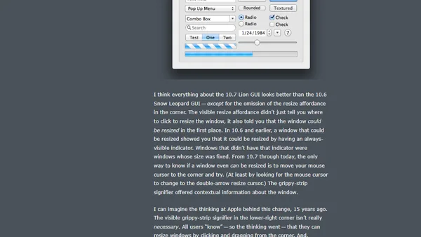★ Why It’s Difficult to Resize Windows on MacOS 26 Dyehoe