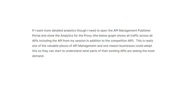 See the other side of my TechEd API Management Competition
