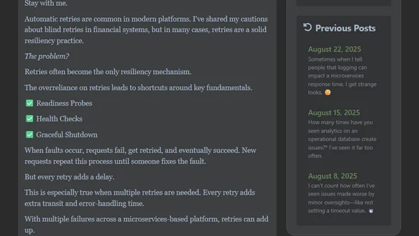 A core capability for building low-latency platforms is quickly detecting and reacting to issues.
