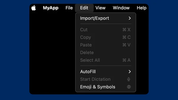 Customizing the macOS menu bar in SwiftUI