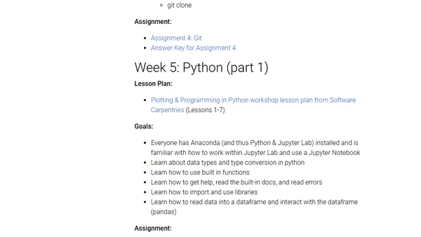 Carpentries Workshops