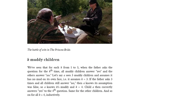 Knowledge and Common Knowledge in a Distributed Environment, Part 1