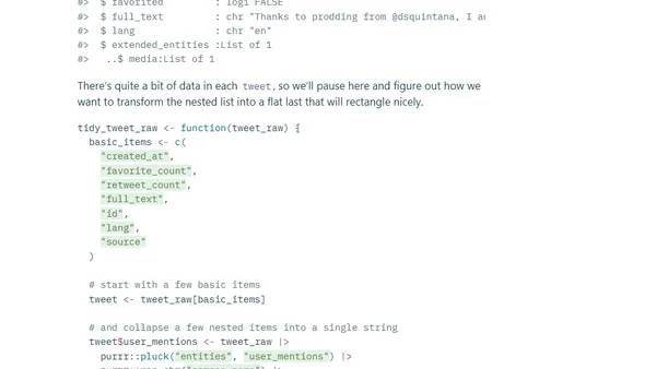 Read and Visualize your Twitter Archive